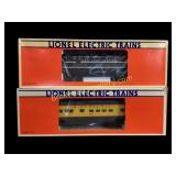 Two Lionel Electric Train Cars
