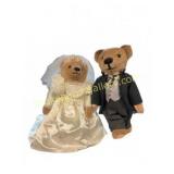 Bride and Groom Plush Teddy Bear Pair