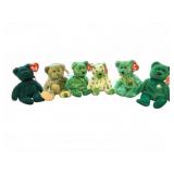 Ty Beanie Baby St. Patricks Bear Lot