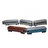 Lot of Five Postwar Lionel Passenger Cars