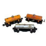 Three Lionel Oil Tankers