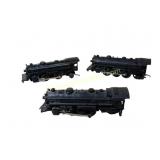 Three Lionel Locomotives 1655, 1664, and 224E