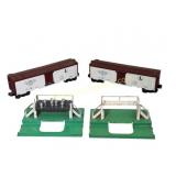 Lionel Refrigerated Milk Cars With Car Platforms