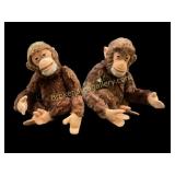 Two Steiff  Monkeys