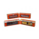 Lot of Four Boxed Lionel Freight Cars