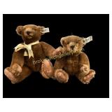 Two Vintage Steiff Bears