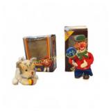 Carl Wind-Up Toys Cat and Clown In Boxes