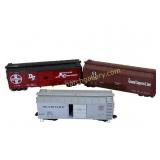 Three G Scale Aristo-Craft  Boxcars
