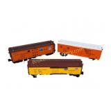 Three Lionel Pacific Fruit Express Cars