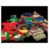 Collection of Knitted Bear Clothing