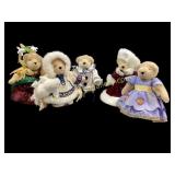 Five Muffy Vanderbear Animals