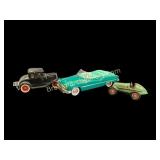 Three Vintage Toy Cars