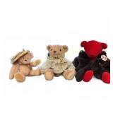 Teddy Bear Trio: Lauren Bearcall, Herrington,