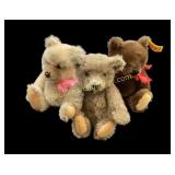 Three Steiff Little Bears