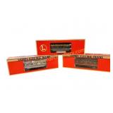 Lot of 3 Lionel O Gauge Aluminum Train Cars