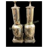 Japanese Satsuma Vase Lamps
