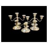 Weighted Sterling Silver Candle Sticks