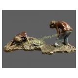 Cast Bronze Sculpture of Children