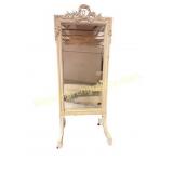 Louis XVI-style painted cheval mirror