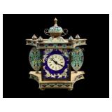 Chinese Cloisonnï¿½ Mantel Clock