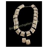 Mexican Sterling Necklace Set