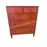 Southern Cherry Two-Over-Three Chest of Drawers