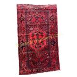 Hand-Knotted Persian Hamadan-Style Area Rug