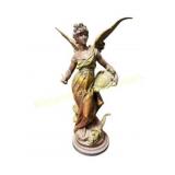 Louis Moreau Signed Winged Allegorical Figure