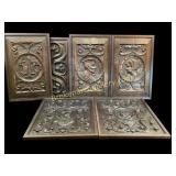 Carved Antique Wood Panels