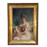 Woman and Child Portrait, Charles Joshua Chaplin