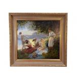 Pastoral Bathing Scene, Alfred Justitz
