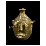 Southern Folk Art Face Jug