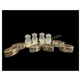 Weighted Sterling Shakers, Napkin rings