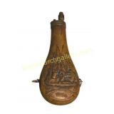 Civil War Era Copper Colt Powder Horn