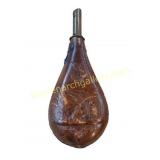 Civil War Era Leather Powder Horn