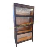Antique Mahogany Four-Stack Barrister Bookcase