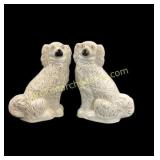 Pair Staffordshire Spaniels