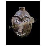 Southern Folk Pottery Face Jug