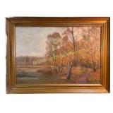 Impressionist Marsh Scene