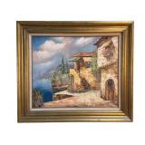 Impressionist Mediterranean Landscape