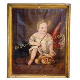 Baroque Portrait of Young Child
