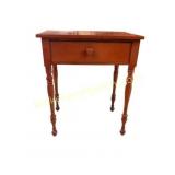 Country Cherry One-Drawer Work Table