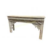 Wooden Console Table in South Asian Style