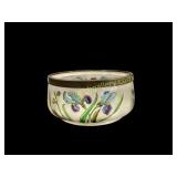 Art Nouveau Enameled Glass Bowl