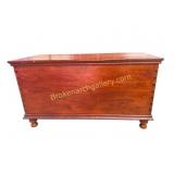 Antique American Heart Pine Blanket Chest