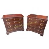 Pair Henkel-Harris Drawer Bachelorï¿½s Chest