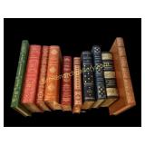 10 Leather Bound Classic Books
