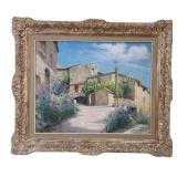 Mediterranean Village Landscape, Julien Stappers