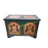 Pennsylvania Dutch Painted Folk Art Blanket Chest