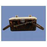 Mid Century Modern Lucite Box Bag